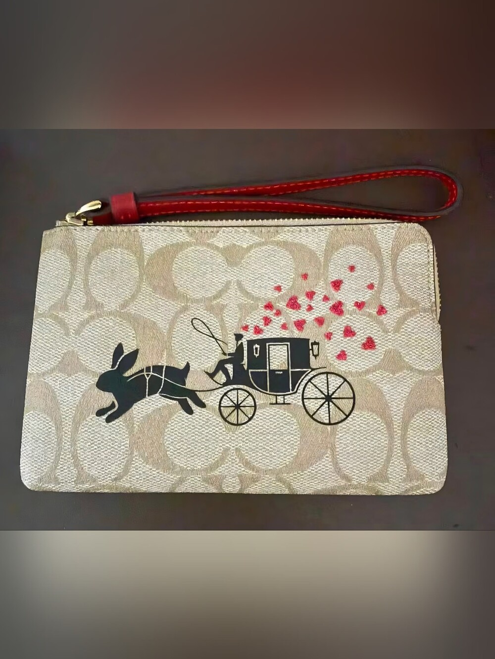 Coach Lunar RABBIT New Year LIMITED EDITION Wristlet